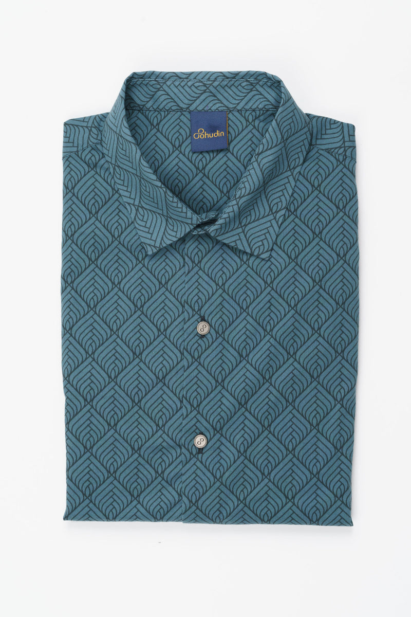 Shirt Cambric - Aladdin Capri Blue