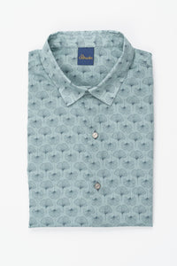 Shirt Voile - Midori Pastel Turquoise