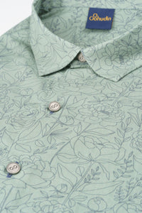 Shirt Cambric - Flurin Pastel Green