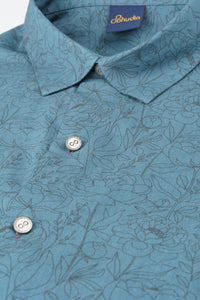 Hemd Cambric - Flurin Capriblau