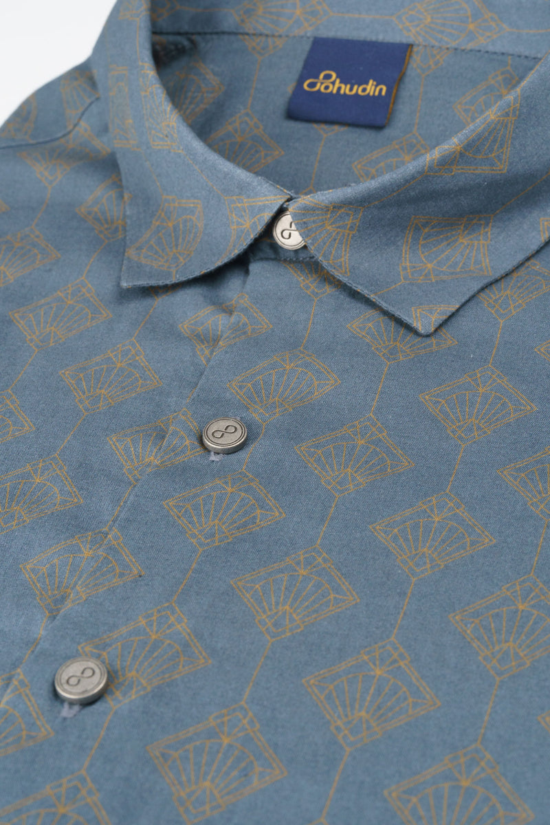 Shirt Voile - Nemo Brilliant Blue