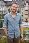 Hemd Voile - Aladin Pastellblau