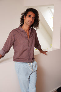 Hemd Voile - Aladin Rotviolett
