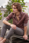 Shirt Voile - Flurin Orient Red