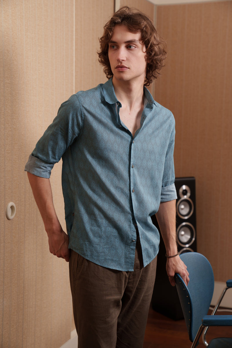 Shirt Voile - Legolas Light Blue