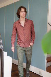 Hemd Voile - Nemo Orientrot